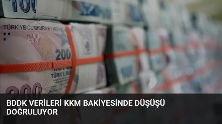 BDDK Verileri KKM Bakiyesinde Düşüşü Doğruluyor