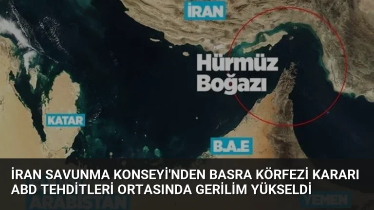 İran Savunma Konseyi’nden Basra Körfezi Kararı ABD Tehditleri Ortasında Gerilim Yükseldi