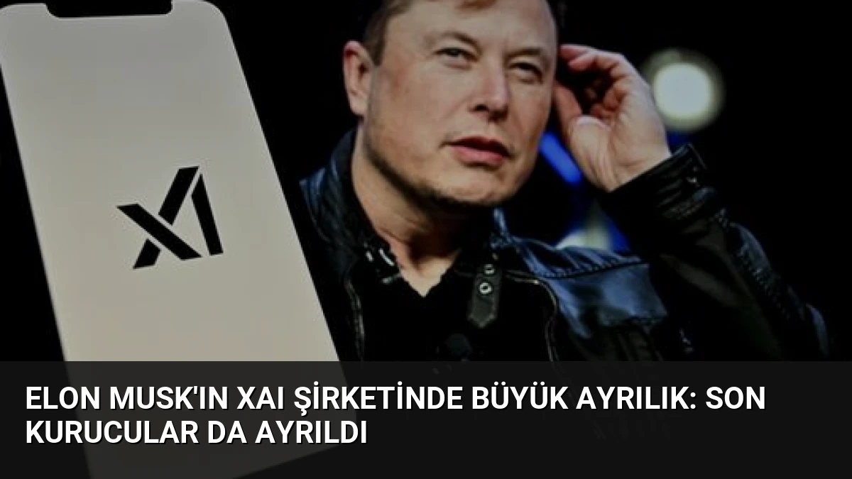 Elon Musk’ın xAI Şirketinde Büyük Ayrılık: Son Kurucular da Ayrıldı