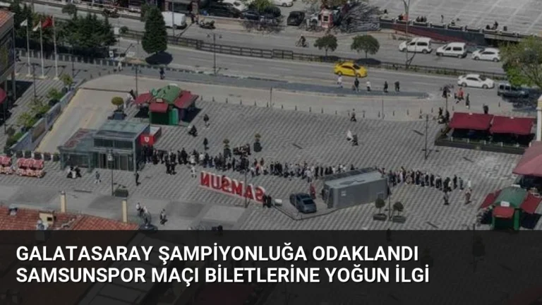 Galatasaray Şampiyonluğa Odaklandı Samsunspor Maçı Biletlerine Yoğun İlgi