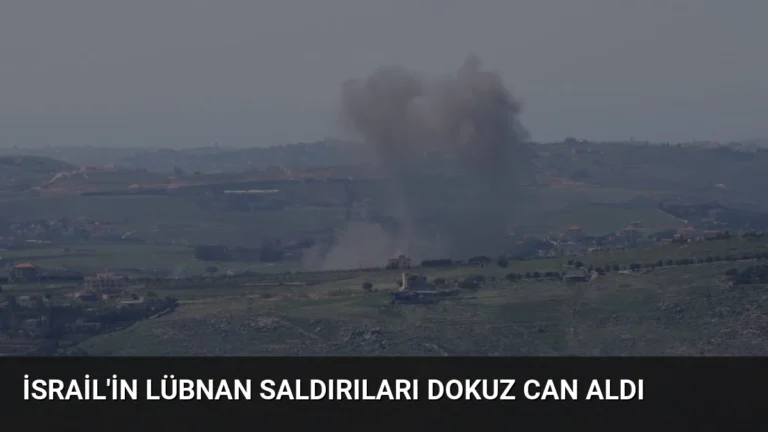 İsrail’in Lübnan Saldırıları Dokuz Can Aldı