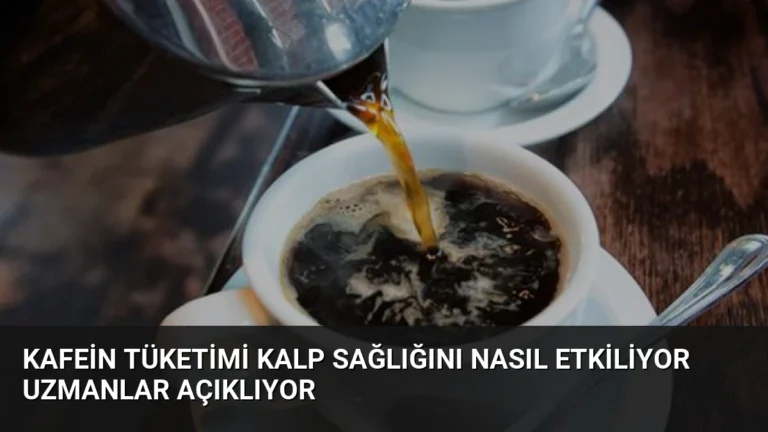 Kafein Tüketimi Kalp Sağlığını Nasıl Etkiliyor Uzmanlar Açıklıyor