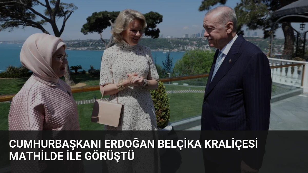 Cumhurbaşkanı Erdoğan Belçika Kraliçesi Mathilde ile Görüştü