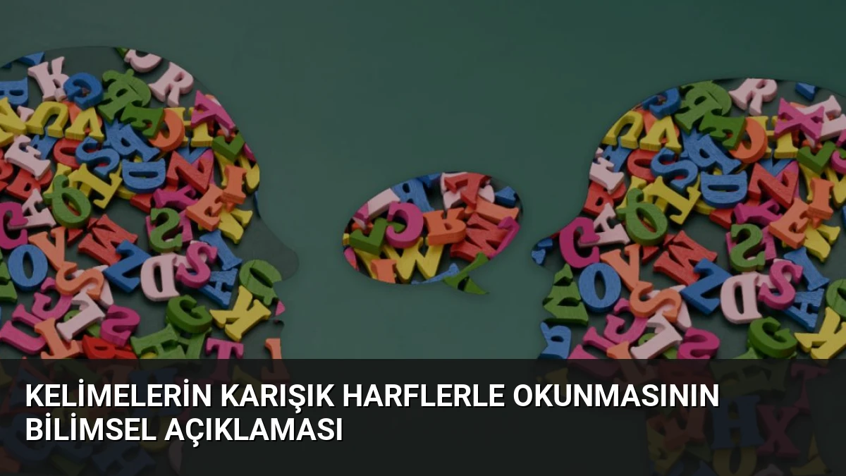Kelimelerin Karışık Harflerle Okunmasının Bilimsel Açıklaması