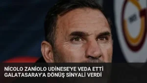 Nicolo Zaniolo Udinese’ye Veda Etti Galatasaray’a Dönüş Sinyali Verdi