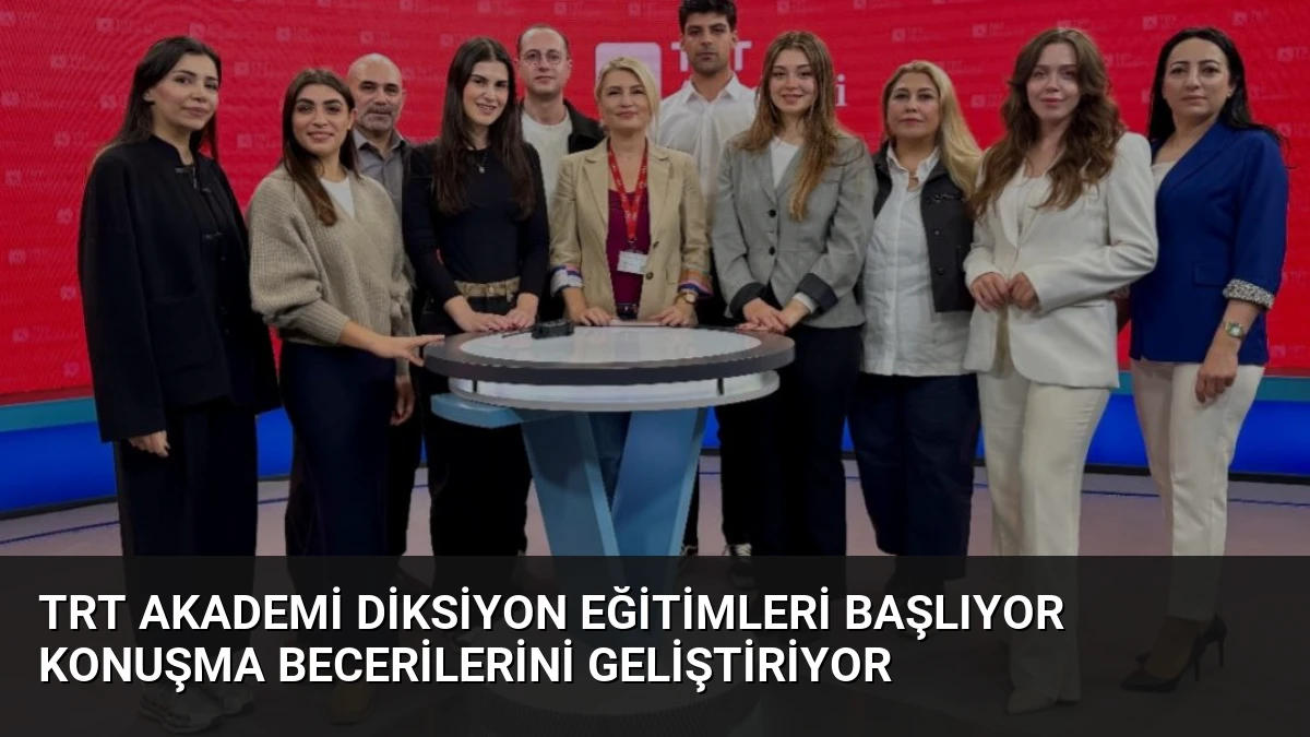 TRT Akademi Diksiyon Eğitimleri Başlıyor Konuşma Becerilerini Geliştiriyor