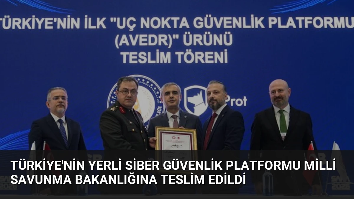 Türkiye’nin Yerli Siber Güvenlik Platformu Milli Savunma Bakanlığına Teslim Edildi