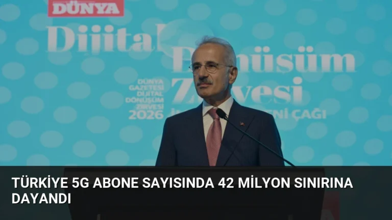 Türkiye 5G Abone Sayısında 42 Milyon Sınırına Dayandı