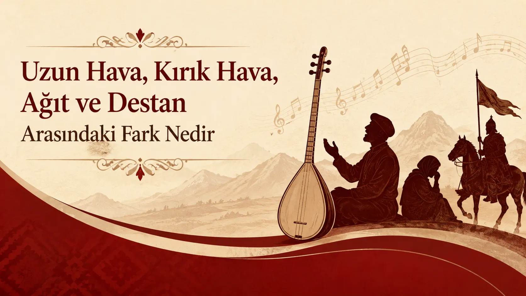 Uzun Hava, Kırık Hava, Ağıt ve Destan Arasındaki Fark Nedir