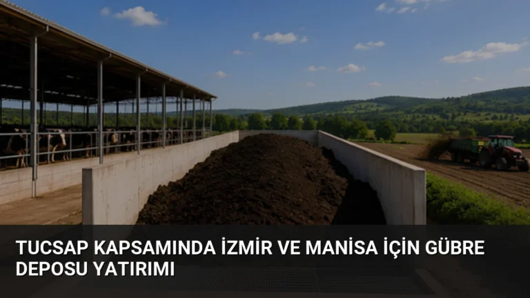 TUCSAP Kapsamında İzmir ve Manisa İçin Gübre Deposu Yatırımı