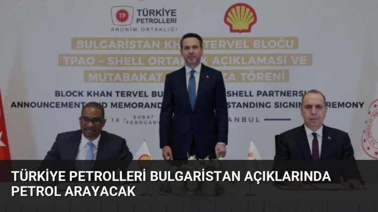 Türkiye Petrolleri Bulgaristan Açıklarında Petrol Arayacak