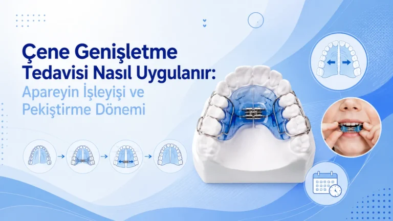Çene Genişletme Tedavisi Nasıl Uygulanır: Apareyin İşleyişi ve Pekiştirme Dönemi