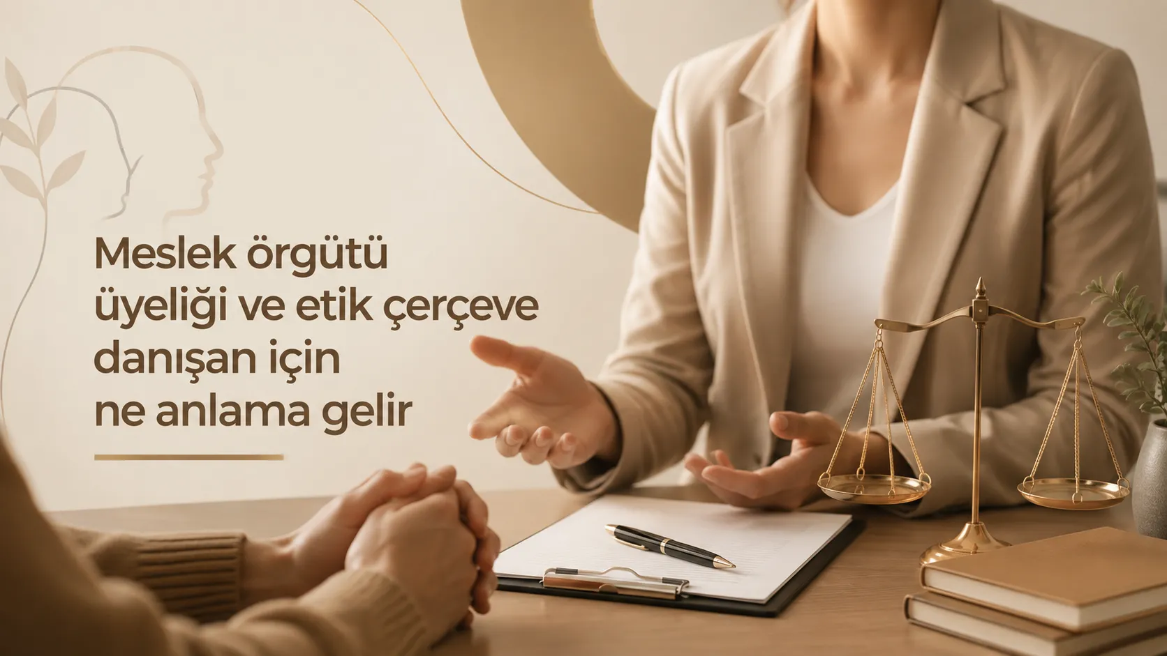 Meslek örgütü üyeliği ve etik çerçeve danışan için ne anlama gelir