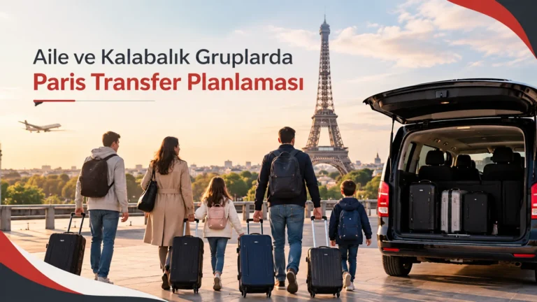 Aile ve Kalabalık Gruplarda Paris Transfer Planlaması