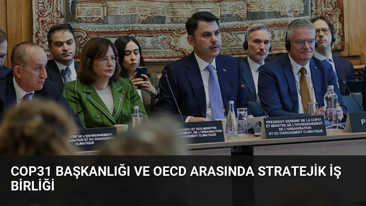 COP31 Başkanlığı ve OECD Arasında Stratejik İş Birliği