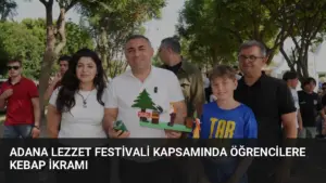 Adana Lezzet Festivali Kapsamında Öğrencilere Kebap İkramı
