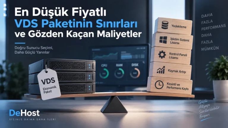 En Düşük Fiyatlı VDS Paketinin Sınırları ve Gözden Kaçan Maliyetler
