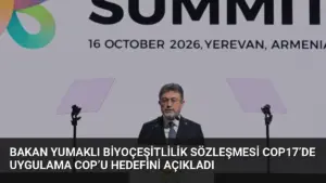 Bakan Yumaklı Biyoçeşitlilik Sözleşmesi COP17’de Uygulama COP’u Hedefini Açıkladı