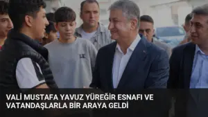 Vali Mustafa Yavuz Yüreğir esnafı ve vatandaşlarla bir araya geldi