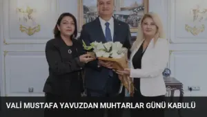 Vali Mustafa Yavuzdan Muhtarlar Günü Kabulü